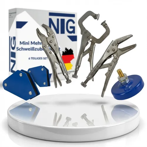 Schweißwinkel Magnetwinkel Schweißzange Erdungsklemme Masseklemme 6tlg