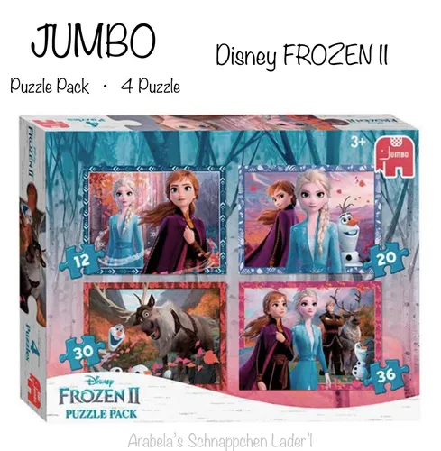 JUMBO 4-in-1 Puzzle Disney Frozen II Eiskönigin