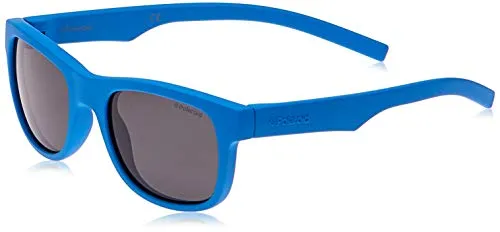 Polaroid Jungen Pld 8020/S/Sm Sonnenbrille, Pjp/M9 Blue, 43 EU - Sonnenbrille für Jungen mit polarisierten Linsen für optimalen UV-Schutz und klaren Sicht bei Sonnenschein.