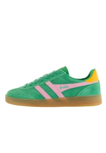 Gola Viper Jade/Candy/Sun/Gum Größe EU 41 - Damen-Sneaker im Retro-Design, inspiriert von den 70er Jahren, ideal für Freizeitaktivitäten und stylishen Komfort.