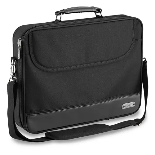 PEDEA Laptoptasche 15,6 Zoll BLACKLINE - Laptop-Tasche mit stufenlosem Schultergurt, viel Stauraum und wasserabweisenden Materialien, ideal für Notebooks bis 15,6 Zoll.