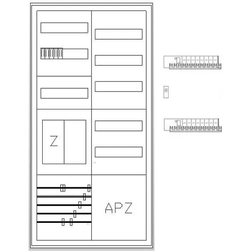 ABN Braun S27EB111V2S Zählerschrank eHZ 1Z 1R 1V 1APZ