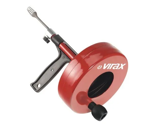 Rohrreiniger Virax mit Trommel Ø 6,4 mm, Länge 7,5 m