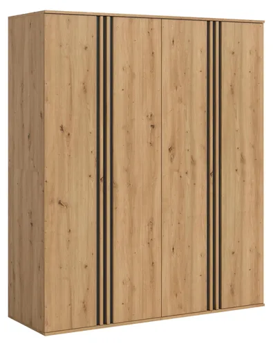 xonox.home Kleiderschrankkombination Tofta - Moderne Kleiderschrankkombination in Artisan Eiche Nachbildung (B/H/T: 160x190x56 cm) für effizienten Stauraum und stilvolles Design. Ideal für Schlafzimmer, Flur oder Arbeitszimmer – pflegeleichte Oberflächen und einfache Montage!