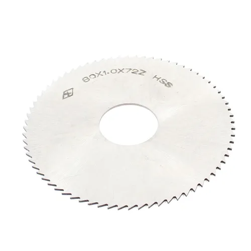 80mm OD 1mm Dicke HSS High Speed Steel 72T Ritzsägeblatt Schneidewerkzeug
