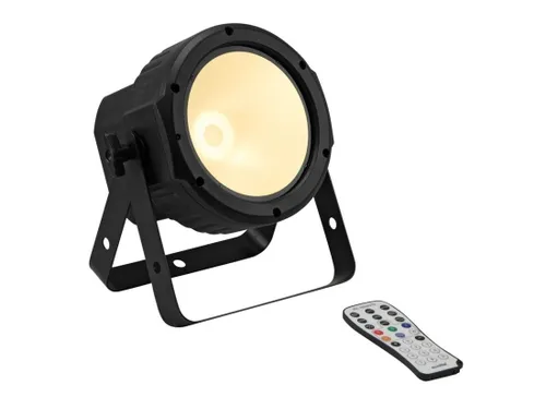 EUROLITE LED SLS-30 COB WW Floor - 30-W COB-Floorspot mit IR-Fernbedienung, vielseitige Steuerung für beeindruckende Show-Effekte