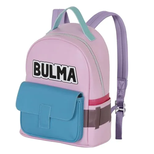 Karactermania Dragon Ball Bulma Rucksack 29 cm - Rosa - Stylischer Rucksack für Fans, mit Hauptfach, Fronttasche und praktischen Seitentaschen für optimale Organisation.