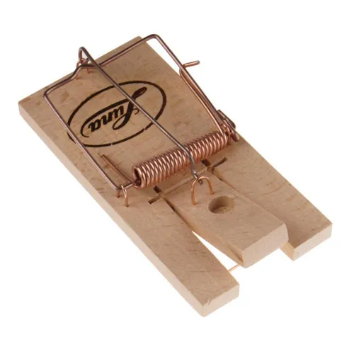 Rattenfalle LUNA - Effektive Holz Schlagfalle zur Ratten-Bekämpfung - Tier- & Nagerfallen: Hochwertige Holzwippe für gezielte Bekämpfung von Ratten mit einfachem Ködermechanismus.