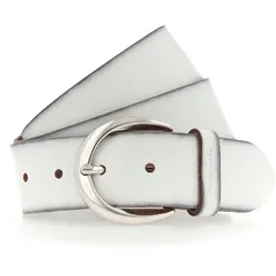 Tamaris Gürtel Essential Classics TB0011L07 - Damen-Gürtel aus echtem Rindleder, 40 mm breit, mit nachhaltiger Zertifizierung und stilvollen Airbrushkanten für einen eleganten Look.