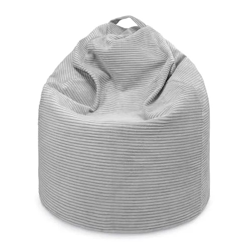 Ehrenkind® Sitzsack für Kinder – Ergonomisch & Bequem in Hellgrau - Der ergonomische Sitzsack für Kinder (100-140 cm) bietet optimalen Sitzkomfort und ist ideal zum Spielen und Entspannen. Mit abnehmbarem Cordbezug und praktischen Details für mehr Komfort.
