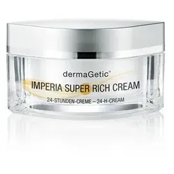 Binella dermaGetic Rich-Nutrition Imperia Super Rich Cream 50ml - Nachtpflege für reife Haut, intensive 24h Pflege mit 3-fach molekularer Hyaluronsäure für optimale Feuchtigkeit und sichtbare Faltenreduzierung.