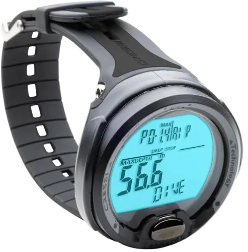Cressi KS770000 Leonardo Dive Computer, Schwarz