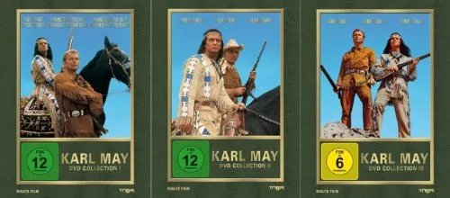 Karl May Collection 1 2 3 WINNETOU & OLD SHATTERHAND 9 DVD Box EDITION