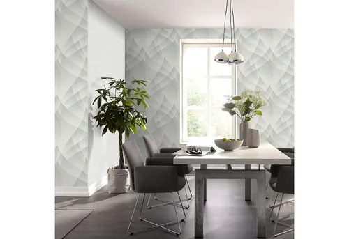 Erismann Vliestapete Grafik Linienmuster Hellgrau Glanz 10374-31 Fashion for Walls 4