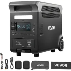 VEVOR Tragbare Powerstation 3600 W mit 3840 Wh