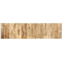 vidaXL Kopfteil 200 cm aus massivem Mangoholz - Klassisches Kopfteil aus robustem Mangoholz, ideal für stilvolle Schlafzimmer. Bietet exzellente Unterstützung beim Lesen und spart Platz durch Wandmontage.