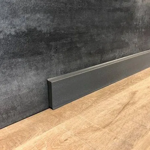 PROVISTON Sockelleiste Hartschaum PVC | 12 x 60 x 2500 mm | Weiß | Kunststoff