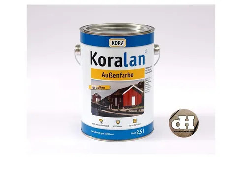 KORA KORALAN AUSSENFARBE - 2.5 LTR (RAL 7016 ANTHRAZITGRAU) - Lacke - Hochwertige Außenfarbe in Anthrazitgrau, wetterbeständig und ideal für langlebige Farbergebnisse im Außenbereich.