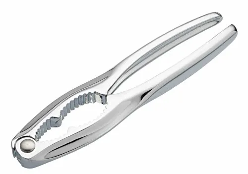 KitchenCraft Metall Nussknacker, Metall, Silber, 1.5 x 7 x 21.2 cm, 12 Einheiten
