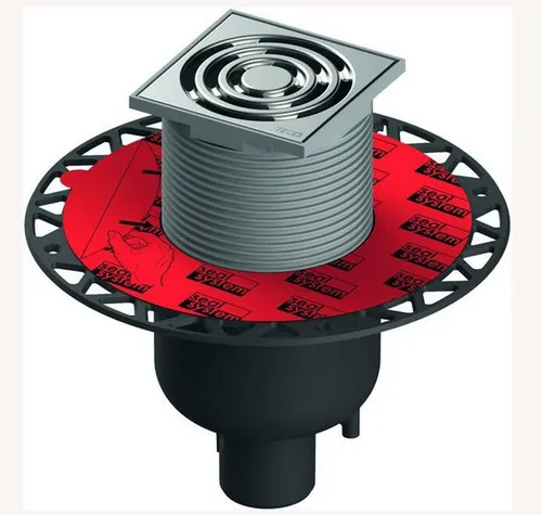 Produktbild TECEdrainpoint S 130 Ablaufset DN50 mit Universalflansch