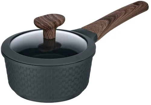 RESTO Kitchenware Kasserolle Ran - Antihaftbeschichteter Kochtopf für alle Herdarten - Kasserolle aus Aluminiumguss mit Pfluon Cookmark Antihaftbeschichtung, spülmaschinenfest und ergonomischen Soft-Touch-Griffen für komfortables Kochen.