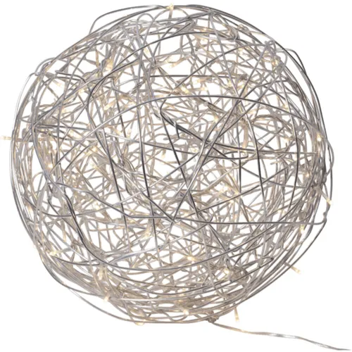STAR Trassel LED Draht Kugel silber Ø 37,5cm von Star Trading