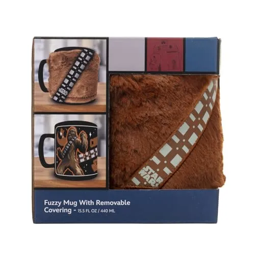 Pyramid International Star Wars - Fuzzy Mug Chewbacca - Keramiktasse mit abnehmbarem Fell - 440ml - Kaffee & Tee Heiß oder Kalt