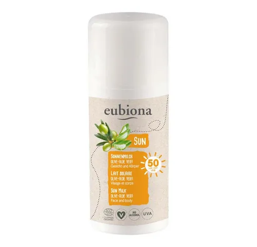 Produktbild eubiona Tagescreme Sonnenmilch LSF50