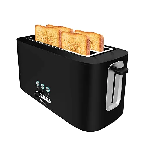 Cecotec Toast&Taste 16000 Plastiktoaster Extra Double. 1630 W mit 2 extra breiten Langschlitzen