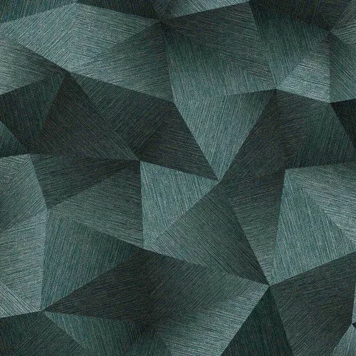 Tapete Vlies Guido Maria Kretschmer 3D Dreiecke petrol 10216-19 (3,19€/1qm)