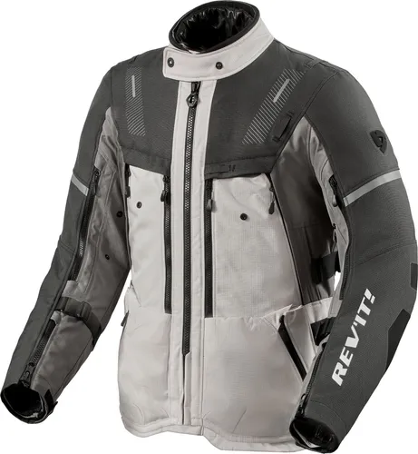 REV'IT! Sand 5 H2O Adventure Motorradjacke Herren - Schutzjacke für Abenteuerfahrer, wasserdicht und atmungsaktiv mit herausnehmbarem Futter. Level 2 Protektoren für maximale Sicherheit und praktische Features für lange Touren.
