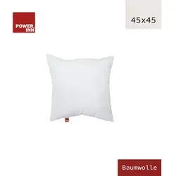 POWER INN® Innenkissen Baumwolle | Quadratisch | 45 x 45 cm