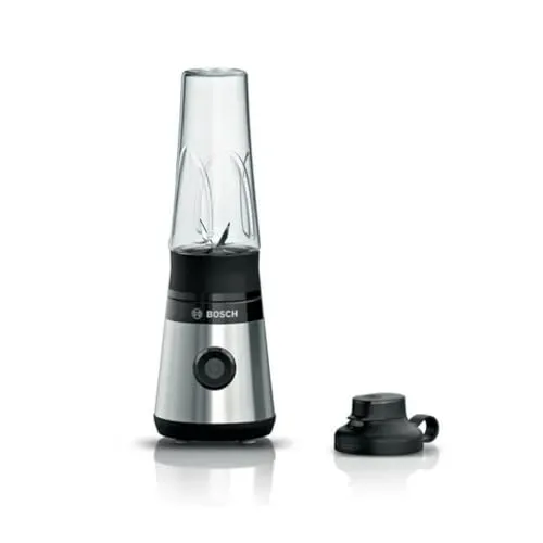 Bosch Serie 2 MMB2111M Mixer - Standmixer mit 450 W Leistung und 0,6 l Fassungsvermögen, ideal für schnelle Smoothies und gesunde Getränke, kompakt und leicht zu reinigen.