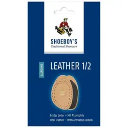 Shoeboys Halbsohlen Leather 1/2 - Leder-Halbsohle mit Aktivkohle 41/42