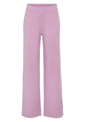 Elbsand Damen Strickhose - Damen-Hosen aus weichem, elastischem Material mit bequemem Bund und weitem Bein. Ideal für entspannte Tage, dank hohem Viskose-Anteil besonders angenehm zu tragen.