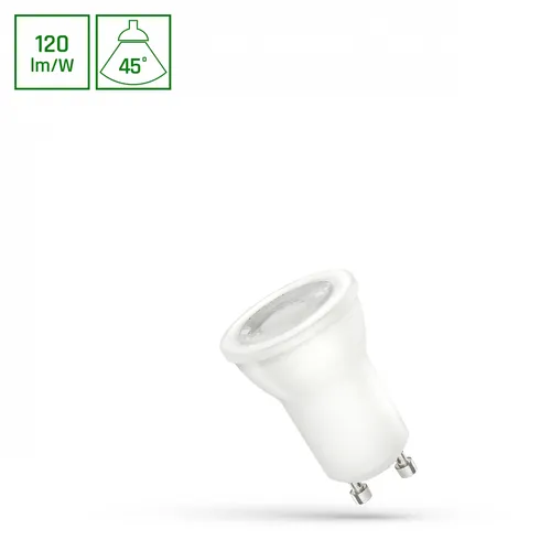 LED GU10/GU11 2W 230V AC Kalteweiß REFLECTORS 240 Lumen 45°