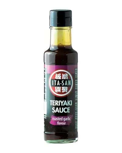 ITA-SAN Teriyaki Sauce mit Knoblauchgeschmack, Würzsauce mit orientalischen Aromen, 1 x 150 ml