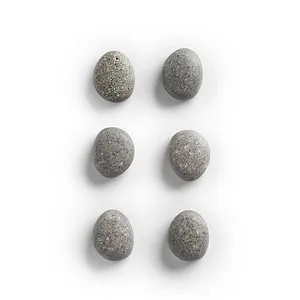 Zeller Stone Magnete grau, Kunststoff 2,1 x 1,8 x 1,0 cm, 6 St.