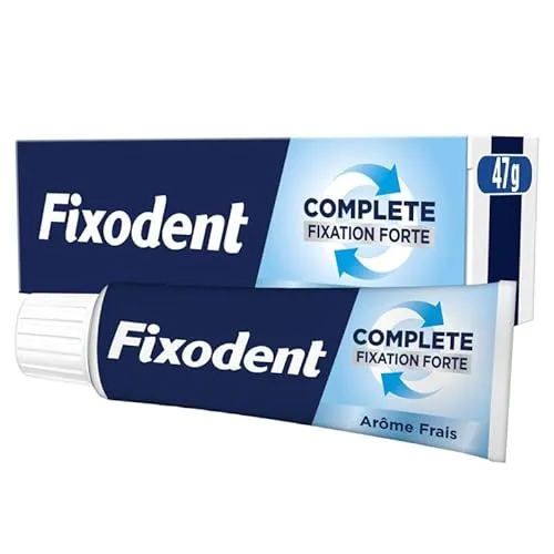 Fixodent Complete Fraîcheur Klebecreme für Prothesen und Teilprothesen, 47 ml