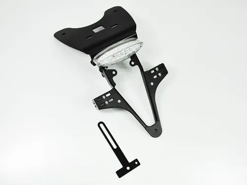 ZIEGER Kennzeichenhalter Basic für Suzuki GSX 1300 B-King - Hochwertiger Kennzeichenhalter für Suzuki GSX 1300 B-King BJ 2007-12, schwarz pulverbeschichtet, witterungsresistent und ohne TÜV-Eintragung, passt für jeden Kennzeichentyp.