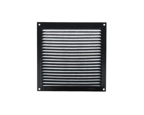 MS Beschläge Lüftungsgitter Alu-Insektenschutzgitter Schwarz Zu- Abluftgitter