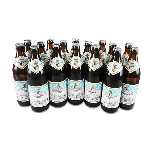  4,41€/1l) Tegernseer Hell (helles Vollbier / 16 Flaschen à 0,5 l / 4,8% vol.