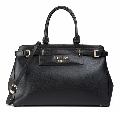 Replay Handtasche 39.5 cm schwarz - Stilvoll und Praktisch - Entdecken Sie die Replay Handtasche in elegantem Schwarz. Mit 39.5 cm bietet sie ausreichend Platz für Ihre Essentials und überzeugt durch zeitloses Design.