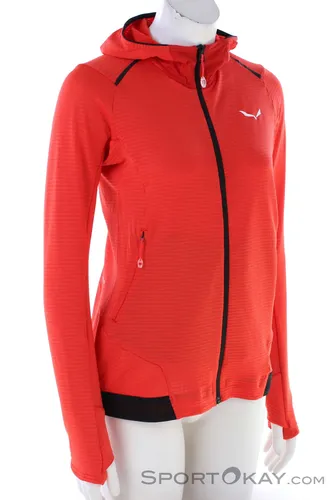 Salewa Funktionsjacke in Rot - Größe 38 - Funktionsjacke aus recyceltem Polyester, wärmeisolierend und atmungsaktiv, ideal für Outdoor-Aktivitäten bei jedem Wetter.