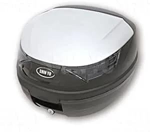 SHIN YO Top Case RIMINI, schwarz/silber, 32 Liter