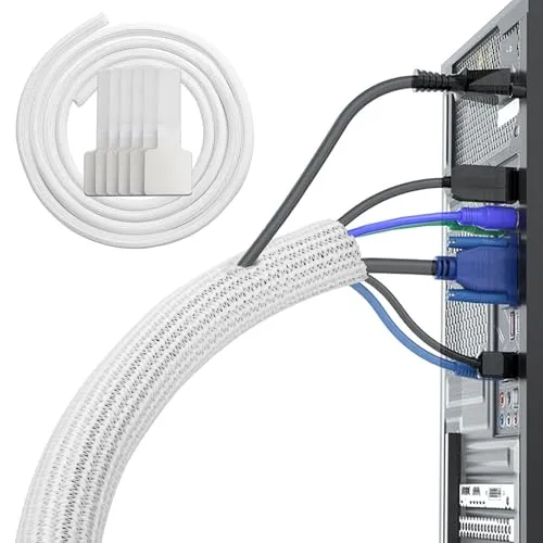 Kabelschlauch Weiß 3m von annex