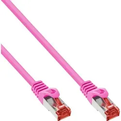 INLINE - Patchkabel - S/FTP (PiMf) - Cat.6 - 250MHz - PVC - Kupfer - pink - 15m