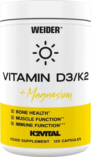 WEIDER Vitamin D3/K2 Kapseln 120caps