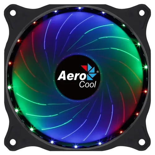 Aerocool COSMO12FRGB PC Fan 12cm LED RGB Molex Connector Silent Bl 4718009158597
