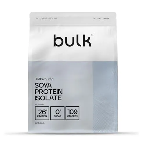 Bulk Soja-Protein Isolat 90, Veganes Eiweißpulver, 1 kg